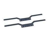 NexusDrive 2pcs MN99S MN98 Metal Chassis Frame Parts Compatible with 1 12 Scale RC Car Upgrade Compatible With Various Models(Black)