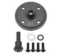 NexusDrive 43T Steel Helical Main Diff Gear And 10T Input Gear Compatible With 6S 1 7 Infraction Limitless Mojave 1 8 Notorious Outcast RC Models