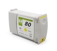 NexusDrive 4color Compatible With 1050c Plus 1055cm Plus Replacement For 80 BK C Y M(80 ink cartridge Y)