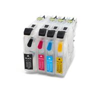 NexusDrive 4Color LC223 Refill Ink Cartridge With ARC Chip 4x Compatible With Printer Supplies DCP-4120 DCP-J562 MFC-J4420 J4620 J4625 J5320 J5620 J5625 J5720