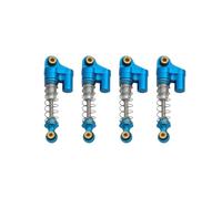 NexusDrive 4Pcs 32MM Aluminum Shock Absorber Damper Compatible With 1 24 Scale RC Crawler Cars Fits SCX24 90081 Models Upgrade Parts(Blue)