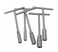 NexusDrive 5Pcs Set T Shaped Socket Wrench Tool 8mm 10mm 12mm 13mm 14mm Compatible with Motorcycle Scooter Bike Maintenance Compatible with Most Common Models