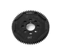 NexusDrive 64T 06 Module Steel Metal Spur Gear Main Gear 51356 Compatible With TB03 TA07 TT02R TT02 TT02D RC Car Upgrade Parts Accessories