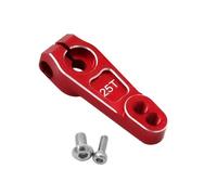 NexusDrive 7075 T651 Metal Steering Arm Servo Horn 25t Compatible With 1 10 Scale RC Crawler Models Similar To Trax Trx 6 And Yikong Upgrade Replacement Part(Red)