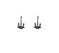 NexusDrive ABS Plastic Mobile Room Anchor 2 Pieces With 17mm 26mm Anchor Rod Compatible With RC Boat DIY Boat Island Simulation Marine Parts(Type 2)