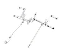 NexusDrive Chrome Forward Controls Complete with Pegs Levers and Linkages Compatible with Universal Fit Compatible with Sportster XL883 XL1200 1986-2003(B)