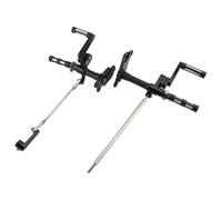 NexusDrive Chrome Forward Controls Complete with Pegs Levers and Linkages Compatible with Universal Fit Compatible with Sportster XL883 XL1200 1986-2003(C)
