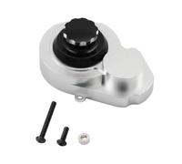 NexusDrive Compatible Aluminum Transmission Gear Cover Gearbox Shell Compatible with 1 10 Scale 2WD RC Car Upgrade Parts Fits Like Models(Black)