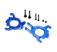 NexusDrive Compatible Caster Blocks Metal C Hub Carriers Compatible with 1 8 Mojave 4S 1 10 Outcast 4S 4X4 RC Car Upgrade Parts Replacement(Blue)