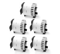 NexusDrive Compatible With QL1050 QL1060N QL1100 QL1110NWB QL600 QL650TD 710W Printer Label Thermal Paper 62x30.48 Continuous Aftermarket(DK-22205 5 Rolls)