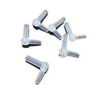 NexusDrive DIY CISS Cartridge Tube Bend Transparent Rubber Continuous Ink Supply System Accessories Pipeline Connector(50 pcs)