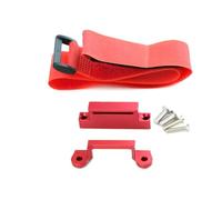 NexusDrive Low CG Metal Chassis Tall Holder Mount With Strap Compatible With 1 10 Scale 2WD VXL Drag Upgrade Parts Compatible with RC Cars(Red)
