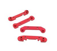 NexusDrive Metal Swing Arm Mounts Front And Rear Compatible With 144010 144011 144002 124016 124017 124018 124019 RC Car Upgrade Replacement Parts(Red)