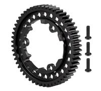 NexusDrive Steel Spur Gear M1 46T 50T 51T 52T 54T Compatible With 1 10 Scale 2 0 VXL Models 1 5 Scale 1 10 Maxx 1 7 XO 1 Upgrade Parts Compatible with RC Cars(54T-HR)