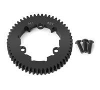 NexusDrive Steel Spur Gear M1 46T 50T 51T 52T 54T Compatible With 1 10 Scale 2 0 VXL Models 1 5 Scale 1 10 Maxx 1 7 XO 1 Upgrade Parts Compatible with RC Cars(52T)