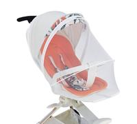 Nexusectar Baby Net for Stroller,Net for Baby Stroller | Guard Fly Barrier with Two-Way Zipper Netting Portable for Nursery Swing Toddler Hammock Travel Outdoor Park