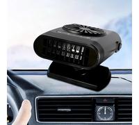 Nexusectar Car Heaters for Vehicle - 200w Car Dash Heater - 12v/24v Automobile Interior Heating Fan Windshield Defroster for Outdoor Winter Daily Driving Trips Trailers Backyard Garage Travel Tailgate