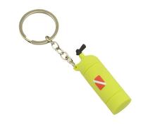 Nexusectar Diving Key Chain | Air Cylinder Shape Silicone Small Scubas Air Tank Key Ring | Long-Lasting Resilience Diving Oxygen Tank Shape Theme Keychain With O-Rings For Women Men