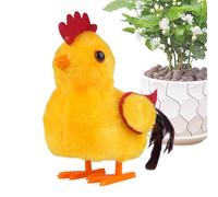 Nexusectar Electric Chicken Animated Toy - Electric Chicken Toy, Chirping Plush | Shock-Absorbing Squawking, Interactive Sensory Educational Plush Doll for Early Development Creative Play