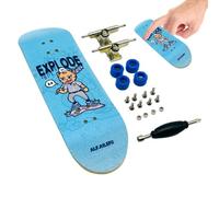 Nexusectar Finger Skateboards for Kids, Delicate Textures Finger Skateboard Mini Scooter Fingertip Sports Maple Wood, Comfortable Indoor Outdoor Fingerboard Toy for Tabletops Desktops Sofas Parks