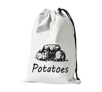 Nexusectar Potato Storage Bag - Cotton Bag for Storing Onions and Potatoes, Practical Food Container, Vegetable Box, Large for Kitchen, Home and On the Go, c, see description, See description