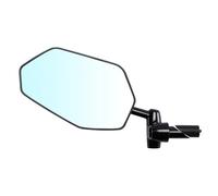 Nexusectar Rear View Mirror for Bike | High-Definition Glass Convex Lens - Scratch Resistant Handlebar Bike Mirror - for Men Women Youth Teens Cyclists Athletes Golfers Family