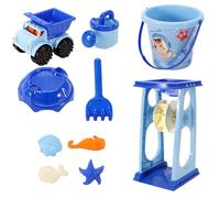 Nexusectar Sand Toy Set | Children Sea Beach Toys with Bucket - Water Game Outdoor Activity Cartoon with Molds for Boys Pupils Students Pupils Over Three Years Old