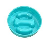 Nexusectar Slow Dog Feeder | Slow Feeders For Dogs - Bone Shape Elevated Interactive Spill Proof Nonslip For Training Mental Stimulation Foraging Entertaining Pet Food Dish