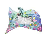 Nexusectar Water Play Mat for Cats - Interactive Inflatable Kids Sea Pattern Pad | Dog Multifunctional Thickened Sensor Play Mat for Pets Dog Children Boys Girls