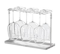 Nexusectar Wine Glass Holder - Drying Rack, Countertop Organizer, Durable Storage Hanger | Solid Structure Kitchen Bar Home Glasses Display Stand for Drying Organization Space Saving