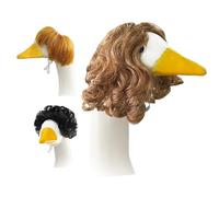 Nexusectar Yard Duck Wig - Cute Lawn Duck Statue Wig | Seasonal Cosplay Outfits Headwear Outdoor Decoration for Garden Lawn Patio Backyard
