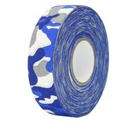 NexusGoods Hockey Tape, Adhesive Hockey Stick Tape, Anti Slip Self-Adhesive Grip Tape 25m x 25mm for Ice Hockey/Golf/Tennis/Squash/Badminton (Dark Blue with White,25m x 25mm)