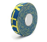 NexusGoods Hockey Tape, Adhesive Hockey Stick Tape, Anti Slip Self-Adhesive Grip Tape 25m x 25mm for Ice Hockey/Golf/Tennis/Squash/Badminton (Blue with Yellow,25m x 25mm)