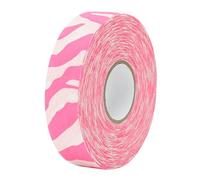 NexusGoods Hockey Tape, Adhesive Hockey Stick Tape, Anti Slip Self-Adhesive Grip Tape 25m x 25mm for Ice Hockey/Golf/Tennis/Squash/Badminton (Pink with White,25m x 25mm)