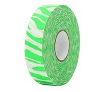 NexusGoods Hockey Tape, Adhesive Hockey Stick Tape, Anti Slip Self-Adhesive Grip Tape 25m x 25mm for Ice Hockey/Golf/Tennis/Squash/Badminton (Green with White,25m x 25mm)