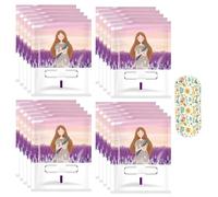 Neyared 20 PCS Lavender Self Heating Eye Mask, Disposable Moist Hot Compress Eye Patch For Relieve Eyes Fatigue