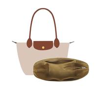 Neylissia Ultra-light Purse Organizer Insert Compatible with Longchamp for Le Pliage Original M Tote Bag, Water-proof Dupontpaper Tote Bag Organizer Insert, Keeps Bags Neat(M,White)
