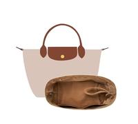Neylissia Ultra-light Purse Organizer Insert Compatible with Longchamp for Le Pliage Original S Handbag, Water-proof Dupontpaper Tote Bag Organizer Insert, Keeps Bags Neat(S,White)
