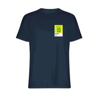 Neymar Jr 10 Football Shirt Frame Men's T-Shirt - Navy / 3XL