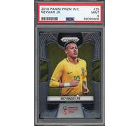 Neymar Jr 2018 Panini Prizm World Cup Soccer Card #25 Graded PSA 9