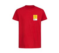 Neymar Jr Brazil Icon Frame Kids T-Shirt - Red / 12-13 years