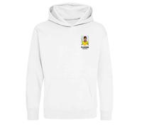 Neymar Jr World Cup Sticker Kids Hoodie - White / 18-24 months