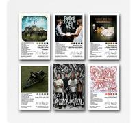 Neymoone A Set Of 6 Pierce Poster The Veil Rock Band Music Album Cover Signed Wall Art Canvas Posters Room Decorative Aesthetic Print Decor 12x18inch(30x45cm) Style-2