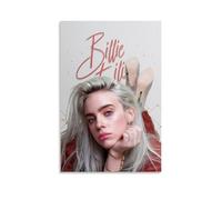 Neymoone Billie Poster Eilish Music Vintage Cover Posters for Room Aesthetic Canvas Wall Art Bedroom Decor12x18inch(30x45cm)