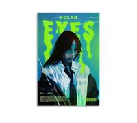 Neymoone Billie Poster Eilish Music Vintage Retro Cover Posters for Room Aesthetic Canvas Wall Art Bedroom Decor12x18inch(30x45cm)
