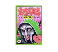 Neymoone Mf Poster Doom Rapper Comics Vintage Cover Music Posters for Room Aesthetic Canvas Wall Art Bedroom Decor12x18inch(30x45cm)