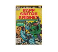 Neymoone Mf Poster Doom Rapper Vintage Comics Music Posters for Room Aesthetic Canvas Wall Art Bedroom Decor24x36inch(60x90cm)
