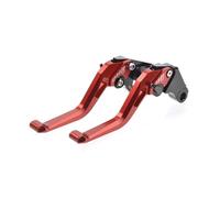 NEYOXGCZX Brake Handle Lever Motorcycle Brake Clutch Lever Adjustable for Z900 for Z650 for Ninja for 650RER 6F for VERSYS 1000 650cc Handlebar Clutch(Red Black)