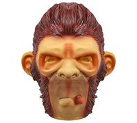 nezababy Animal Mask Horse Mask Gorilla Mask Latex Full Head Realistic Masks Halloween Costume Headgear for Carnival Party Parade (Monkey Mask, ONE SIZE)