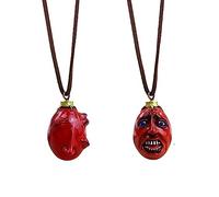 nezababy Berserk Statue Berserk Figure Berserk Anime Mad God Guts Figure Griffith Grim Reaper Devil Right Hand Skull Sculpture Resin Crafts Halloween Accessories Home Decoration (Berserk Necklace)